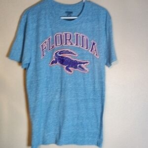 Leisure Lounge Florida Gators Blue Cotton T Shirt Medium